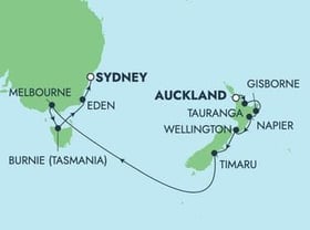 Visiting: Tauranga, Gisborne, Napier, Wellington, Timaru,...