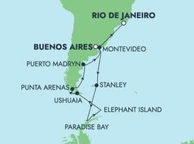 Visiting: Stanley, Cruising Paradise Island, Elephant Island/Cape...