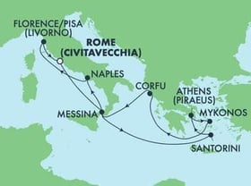 Visiting: Santorini Island, Piraeus  Athens, Mykonos, Corfu,...