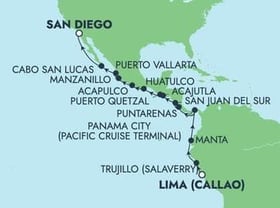 Visiting: Salaverry  Trujillo, Manta, Panama City (Pct), Puntarenas...