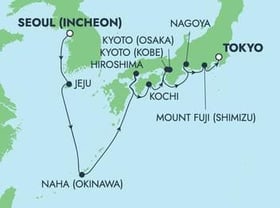 Visiting: Jeju, Naha  Okinawa, Hiroshima, Kochi, Kyoto  Kobe, Kyoto...