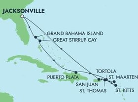 Visiting: Grand Bahama Island, Great Stirrup Cay, Puerto Plata,...