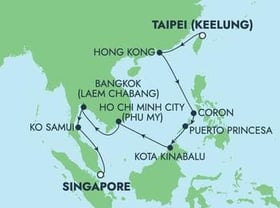 Visiting: Hong Kong, Coron, Puerto Princesa, Kota Kinabalu, Phu My...