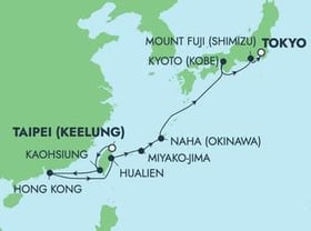Visiting: Kaoshiung, Hong Kong, Hualien, Miyako-Jima  Okinawa  ...