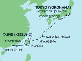 Visiting: Kaoshiung, Hong Kong, Hualien, Miyako-Jima  Okinawa  ...