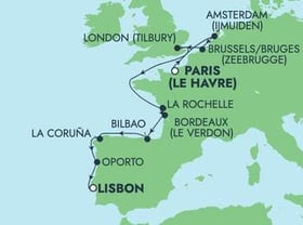 Visiting: Amsterdam  Ijmuiden, Zeebrugge  Brussels Brugge, Tilbury...