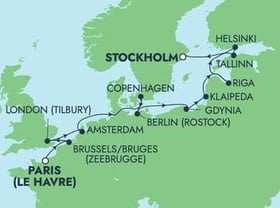 Visiting: Zeebrugge  Brussels Brugge, Tilbury  London   England,...