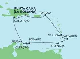 Visiting: Cabo Rojo, Oranjestad, Willemstad, Kralendijk, St ...