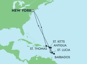 Visiting: Basseterre, Bridgetown, St Lucia, St  Johns  Antigua, St...