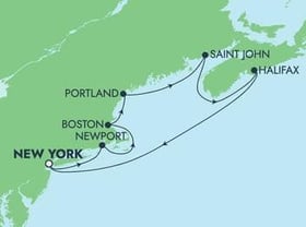 Visiting: Newport, Boston, Portland  Maine, Saint John   Bay Of...