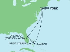 Visiting: Orlando-Beaches-Port Canaveral, Great Stirrup Cay, Nassau