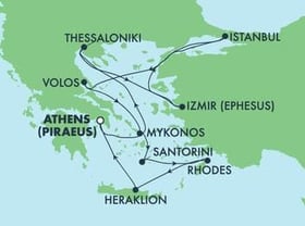 Visiting: Thessaloniki, Izmir  Ephesus, Istanbul, Volos, Mykonos,...