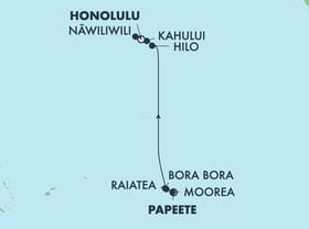 Visiting: Moorea, Bora Bora, Hilo, Kona, Cruise Napali Coast,...