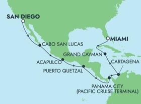 Visiting: Cabo San Lucas, Acapulco, Puerto Quetzal, Panama City...