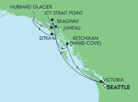Visiting: Juneau, Skagway, Cruise Hubbard Glacier, Icy Strait...