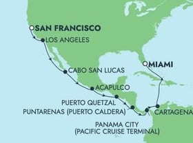 Visiting: Los Angeles, Cabo San Lucas, Acapulco, Puerto Quetzal,...