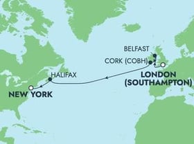 Visiting: Belfast  Northern Ireland, Cork  Cobh, Halifax, New York...
