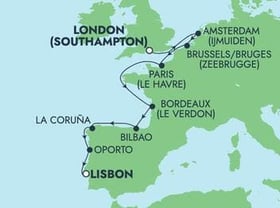 Visiting: Amsterdam  Ijmuiden, Zeebrugge  Brussels Brugge, Le Havre...