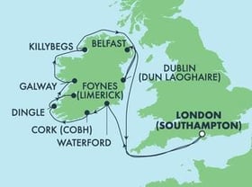 Visiting: Waterford, Cork  Cobh, Dingle, Limerick (Foynes), Galway,...