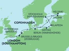 Visiting: Zeebrugge  Brussels Brugge, Amsterdam  Ijmuiden,...