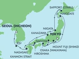 Visiting: Mount Fuji  Shimizu, Osaka (Wakayama), Nagoya, Hakodate,...