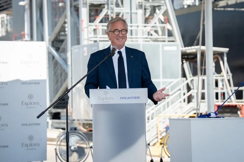 Pierfrancesco Vago, Executive Chairman of MSC Group's Cruise Division