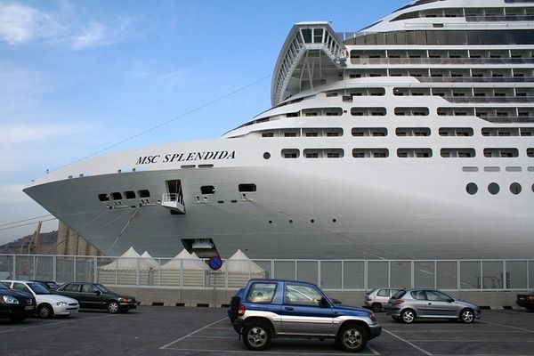 Embarkation day on MSC Splendida