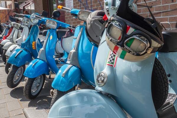 Italian Vespas take a tour on a vespa or scooter on almost every island in the Med |  by Alexander Schimmeck 600x400