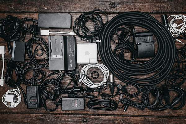 Lots of adaptors & chargers | Photo by Nick Dietrich 600x400