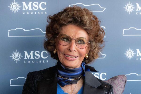 Sophia Loren, the godmother to most of MSC Cruises fleet of ships