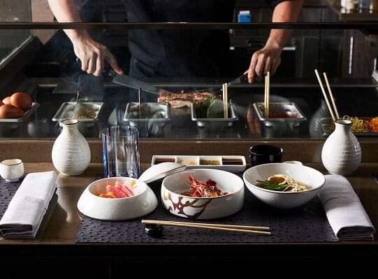 Silver Muse - Chef cooking Japanese food, Kaiseki Restaurant