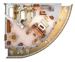 Silver Spirit - Grand Suite - Layout