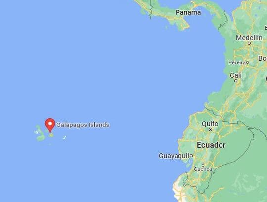 Map of where the Galápagos Islands are Map of where the Galápagos Islands are