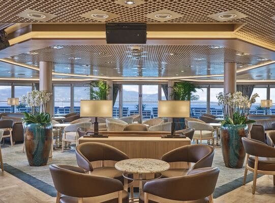 Peaceful Interiors of the Panorama Lounge - Silver Dawn
