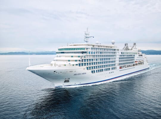Silver Moon, Sea Trails, Silversea Ships on a Silversea Mediterranean Cruises