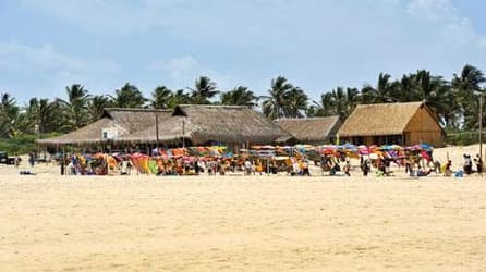 The beach in front of the main dinning area on the Portuguese Island on a your cruise to the Indian Ocean from Durban South Africa
