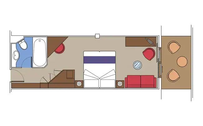 MSC Lirica - Suite Layout