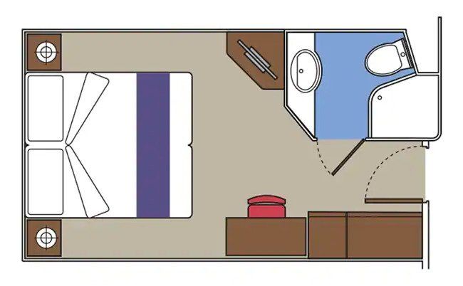 MSC Armonia - Interior Cabin Plan