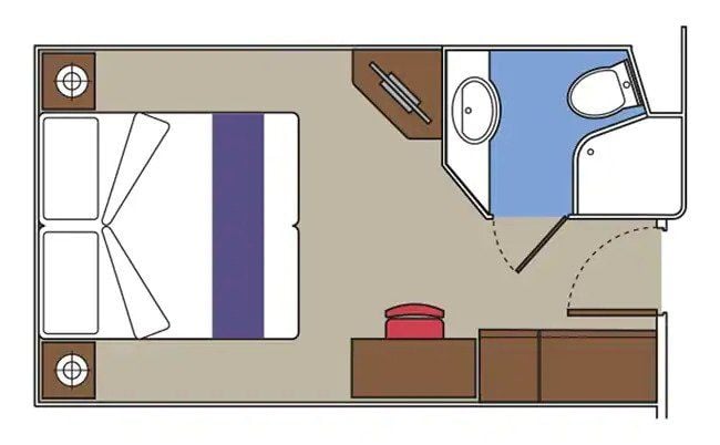 MSC Musica - Interior Cabin Plan