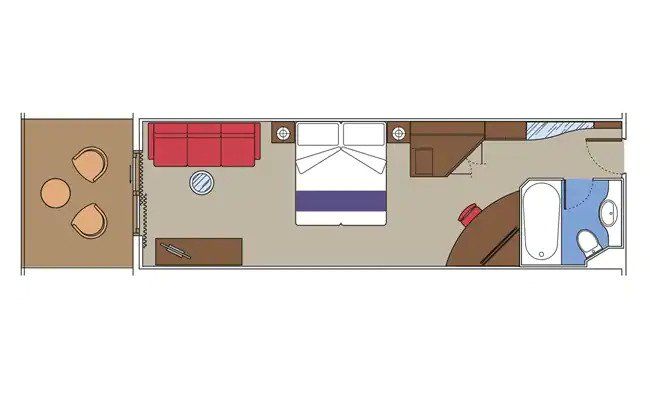 MSC Musica Suite Layout Plan