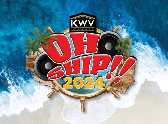 Oh Ship 2024 - logo sponsored by KWV