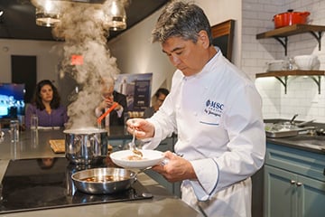 MSC Cruises partnered with Famous chef Roy Yamaguchi to offer a state of the art premium dining experience onboard its cruise ship