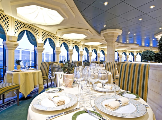 L'Olivo the main restaurant onboard MSC Splendida