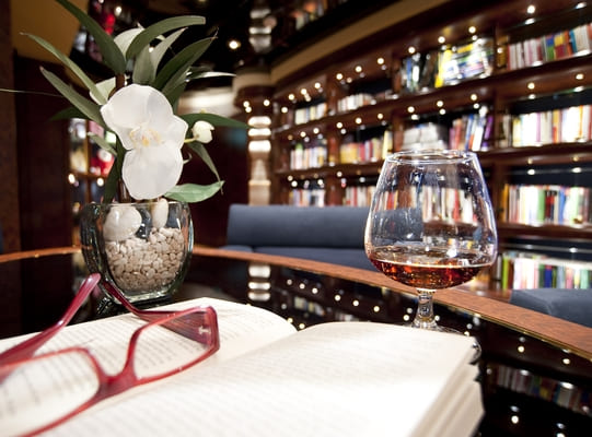 Library on MSC Splendida