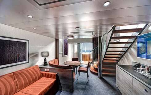 MSC Grandiosa, MSC Yacht Club Duplex Suite Cabin - 490 x 308 px