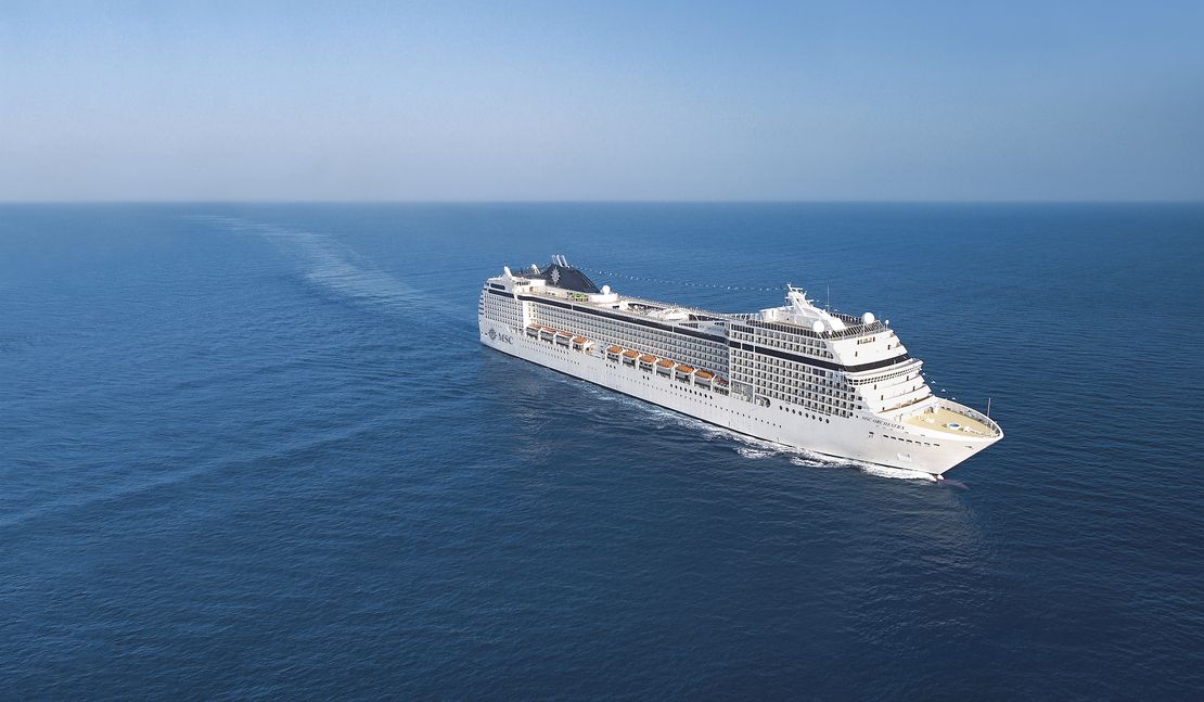The MSC Orchestra leaving South Africa for Europe after MSC Cruises Cancels the 2020/2021 South African Cruise Season
