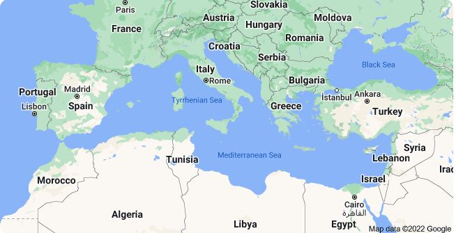 Mediterranean Map
