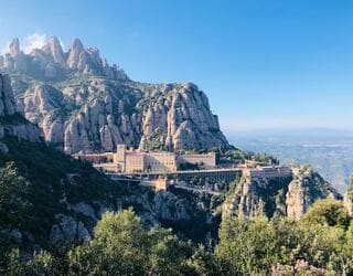 Santa Maria de Montserrat on an excursions from Barcelona