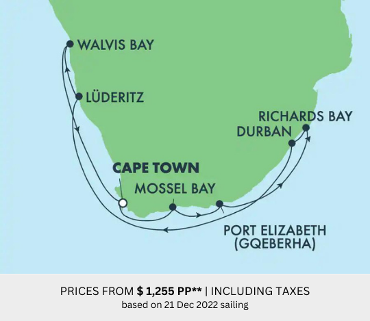12 - Day - South Africa & Namibia Norwegian Jade Dec - Jan 23 12 - Day - South Africa & Namibia Norwegian Jade Dec - Jan 23