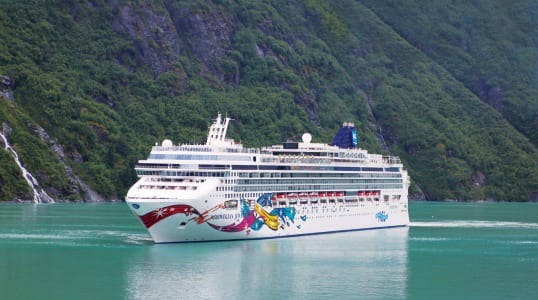 Norwegian Jewel in Alaska Tracy Arm